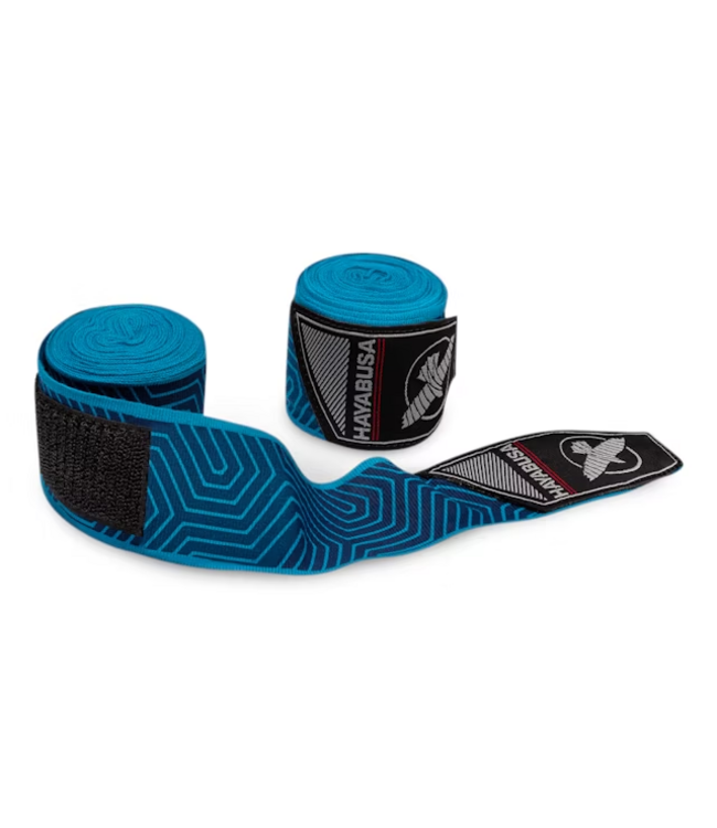 Hayabusa Perfect Stretch Boxbandagen Hand Wraps Blue Geo
