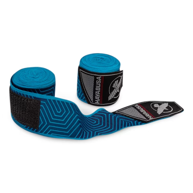 Hayabusa Hayabusa Perfect Stretch Boxing Hand Wraps Blue Geo