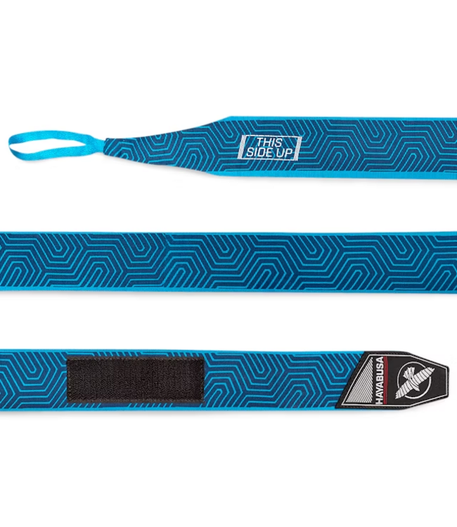 Hayabusa Perfect Stretch Boxing Hand Wraps Blue Geo