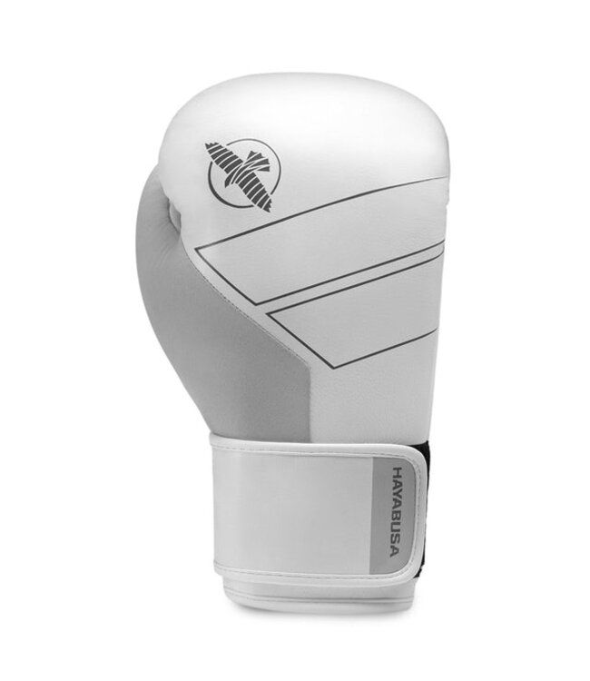 Hayabusa S4 Leather Boxing Gloves White