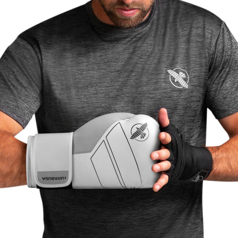 Hayabusa Hayabusa S4 Leather Boxing Gloves White