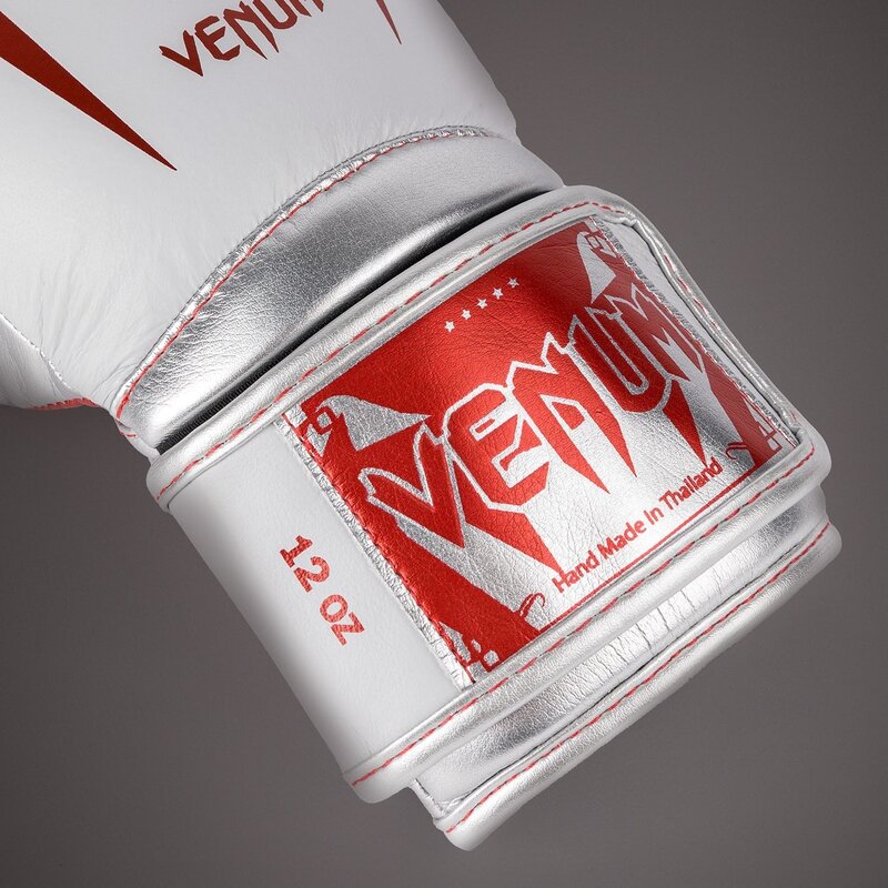 Venum Venum Boxing Gloves Giant 3.0 Leather White Red Silver