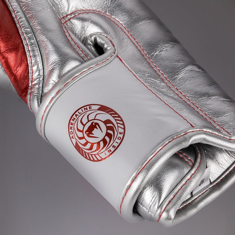 Venum Venum Boxing Gloves Giant 3.0 Leather White Red Silver