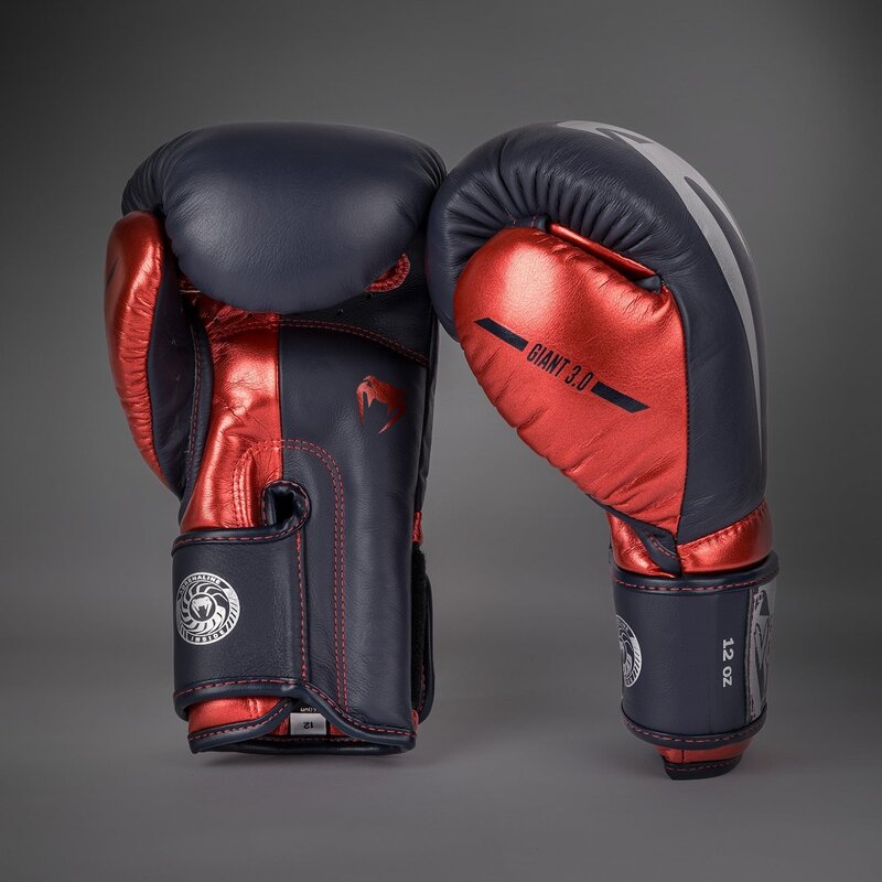 Venum Venum Boxing Gloves Giant 3.0 Leather Navy Blue Red