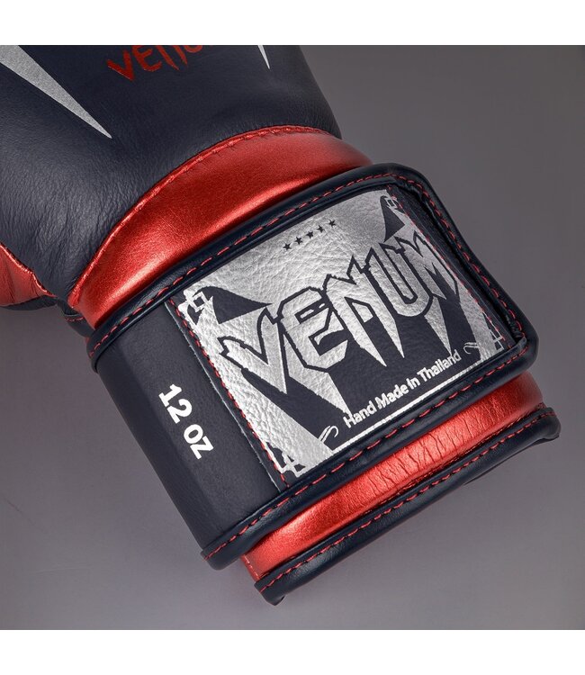 Venum Boxing Gloves Giant 3.0 Leather Navy Blue Red