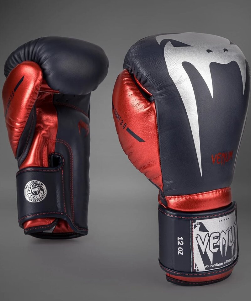 Venum Venum Boxing Gloves Giant 3.0 Leather Navy Blue Red
