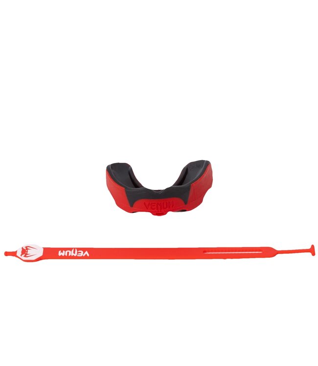 Venum Predator Mundschutz Gurt / Straples Rot Schwarz