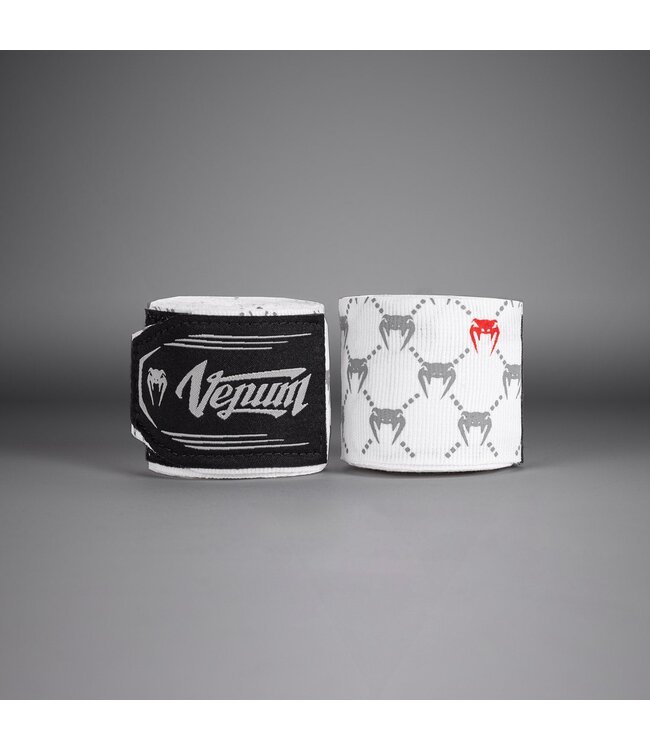 Venum Monogram Box-Bandagen Advanced 400 cm Weiss