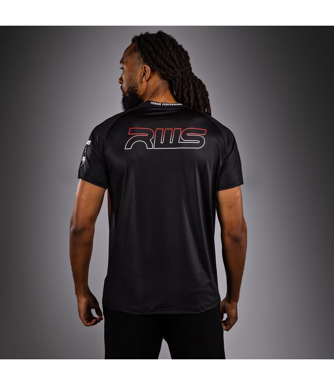 Venum x RWS 2.0 Dry-Tech T-Shirt Zwart Rood