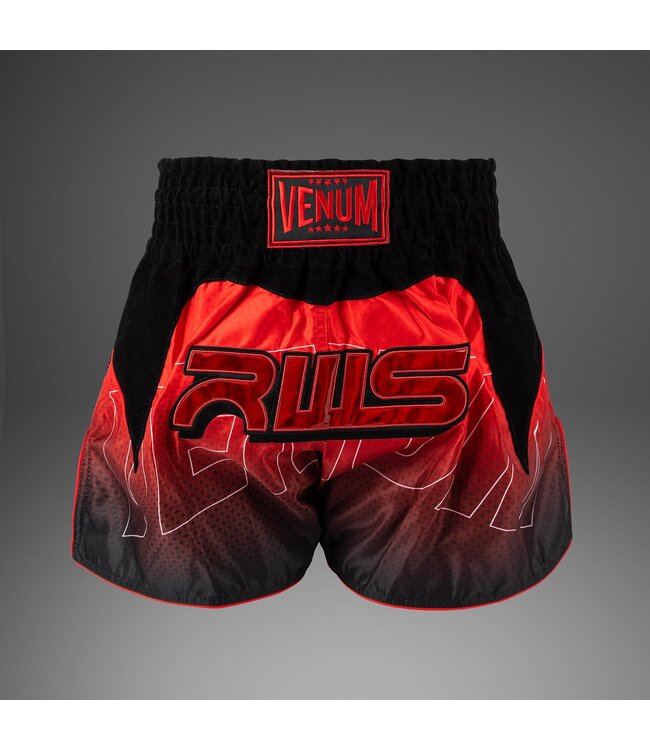 Venum Venum x RWS 2.0 Muay Thai Shorts Black Red