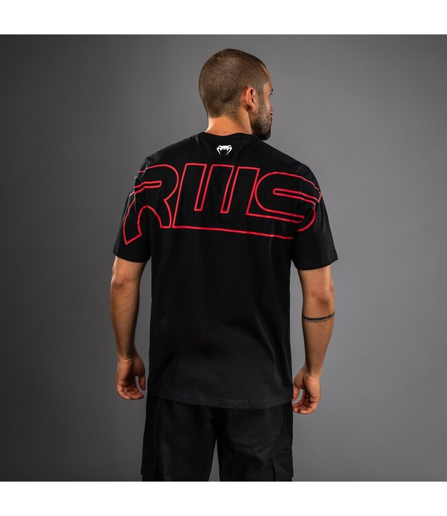 Venum x RWS 2.0 T-Shirt Baumwolle Schwarz Rot