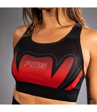 Venum Venum x RWS 2.0 Dames Sportbeha Zwart Rood