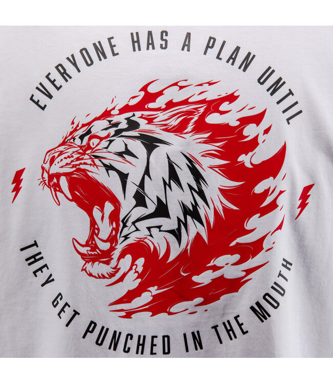 Venum x Mike Tyson Tiger Mouwloos T-Shirt Katoen Optical Wit