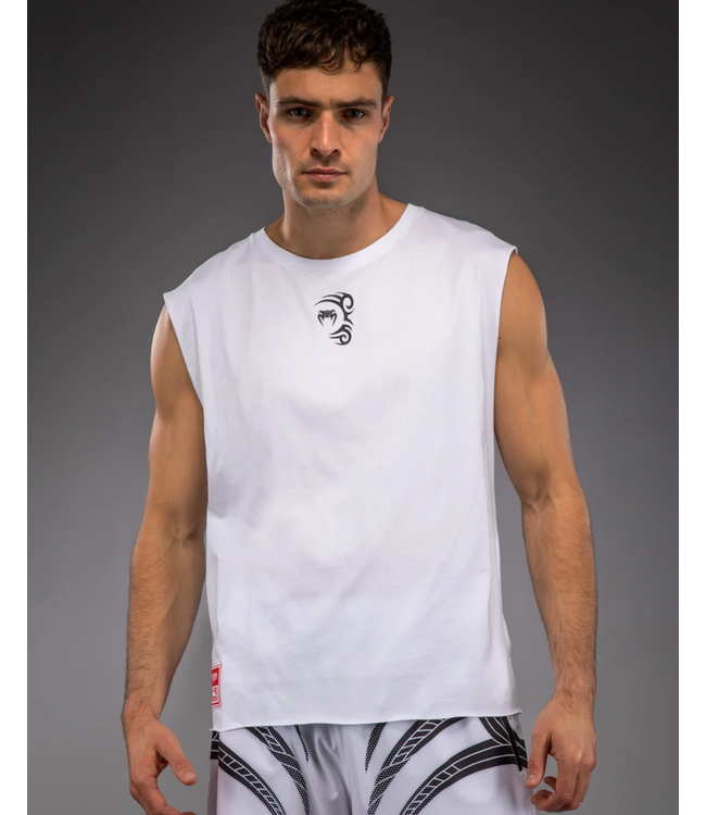 Venum Venum x Mike Tyson Tiger Ärmelloses T-Shirt Baumwolle Optical Weiss