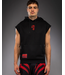 Venum x Mike Tyson Tiger Sleeveless Hoodie – Tiefschwarz/Intensivrot für Boxen, Kickboxen & Fitness