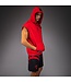 Venum x Mike Tyson Tiger Sleeveless Hoodie – Intensivrot/Tiefschwarz für Boxen, Kickboxen & Fitness