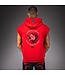 Venum x Mike Tyson Tiger Sleeveless Hoodie – Intensivrot/Tiefschwarz für Boxen, Kickboxen & Fitness