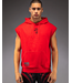 Venum x Mike Tyson Tiger Sleeveless Hoodie – Intensivrot/Tiefschwarz für Boxen, Kickboxen & Fitness