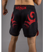 Venum x Mike Tyson Tiger Boxing Shorts Deep Black Intense Red
