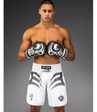Venum Venum x Mike Tyson Tiger Boxshorts Optisches Weiß Tiefes Schwarz