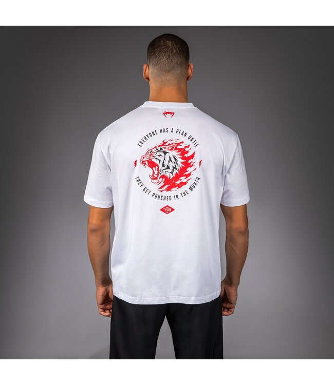 Venum x Mike Tyson Everyone Has a Plan T‑Shirt – Weiß – Mike Tyson T‑Shirt