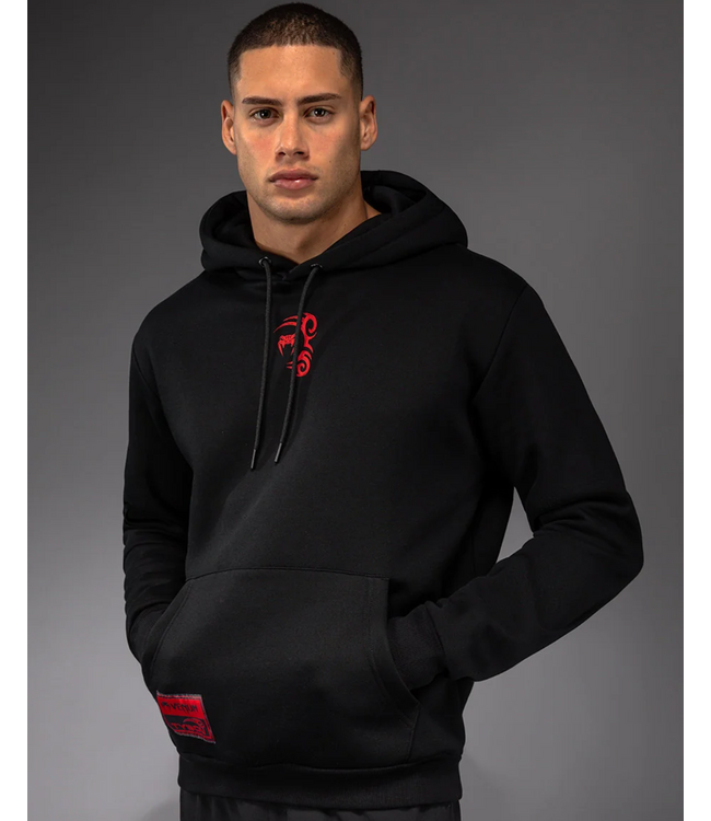 Venum x Mike Tyson Tiger Hoodie Deep Black Intense Red