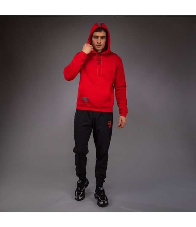 Venum x Mike Tyson Everyone Has a Plan Hoodie – Rood/Zwart – Comfortabele Trainingshoodie