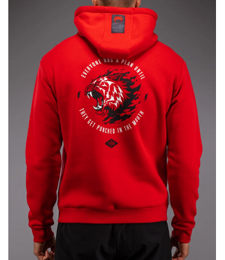 Venum Venum x Mike Tyson Tiger Hoodie Intensives Rot Tiefschwarz