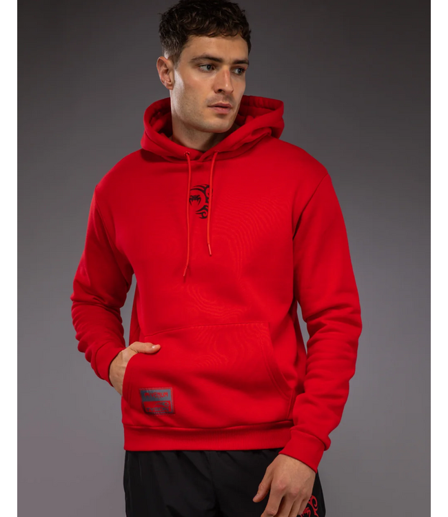 Venum x Mike Tyson Everyone Has a Plan Hoodie – Rood/Zwart – Comfortabele Trainingshoodie