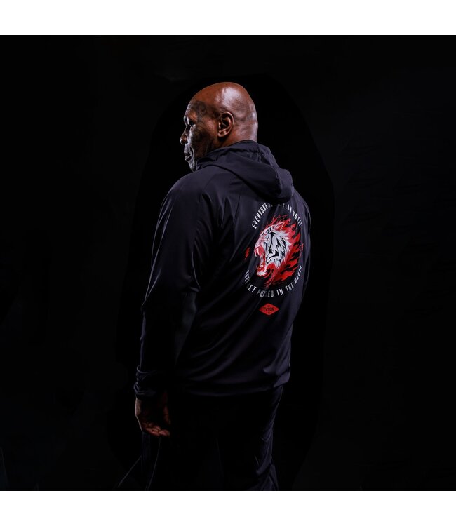 Venum Venum x Mike Tyson Tiger Trainingsjacke Tiefschwarz Intensives Rot