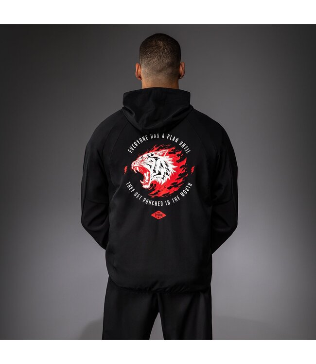Venum Venum x Mike Tyson Tiger Track Jacket Deep Black Intense Red