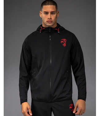 Venum Venum x Mike Tyson Tiger Trainingsjacke Tiefschwarz Intensives Rot