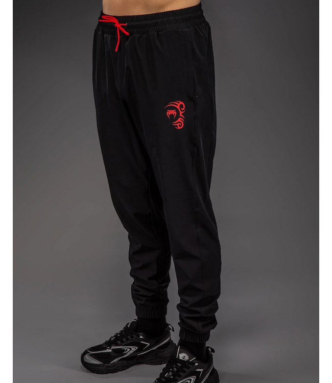 Venum x Mike Tyson Tiger Joggers Deep Black Intense Red