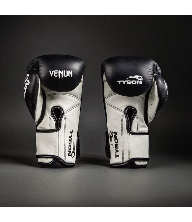 Venum Venum Giant 2.0 Mike Tyson Pro bokshandschoenen diepzwart optisch wit