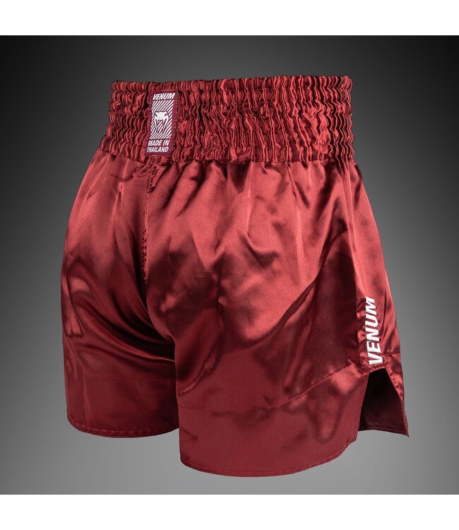 Venum Classic Evo Muay Thai Shorts Burgundy