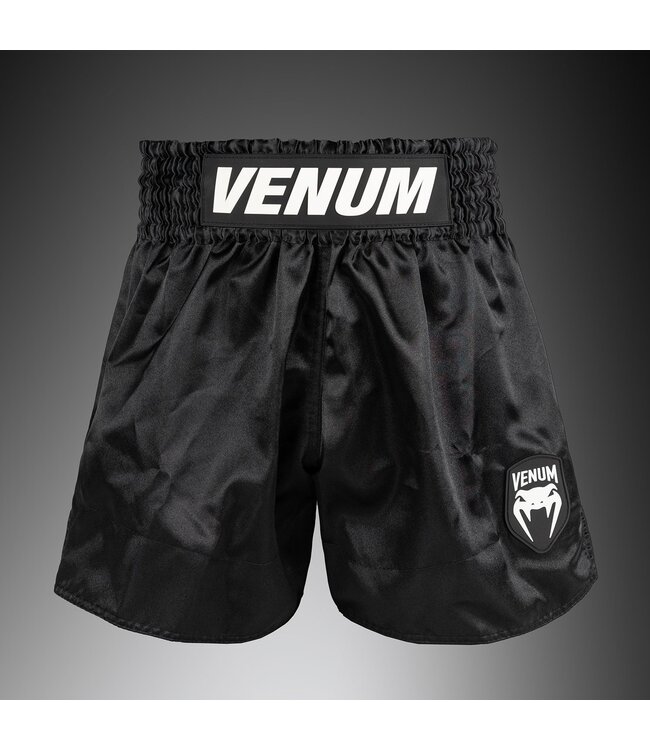 Venum Classic Evo Muay Thai Shorts Black White