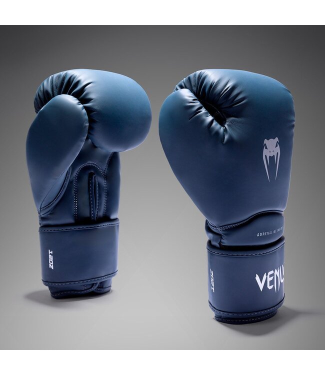 Venum Contender 1.5 Boxing Gloves Midnight Blue Silver