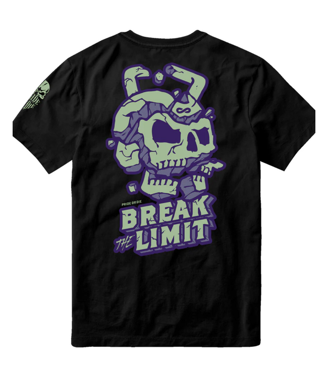 Pride or Die PRiDEorDiE BREAK THE LIMIT T-Shirt Schwarz