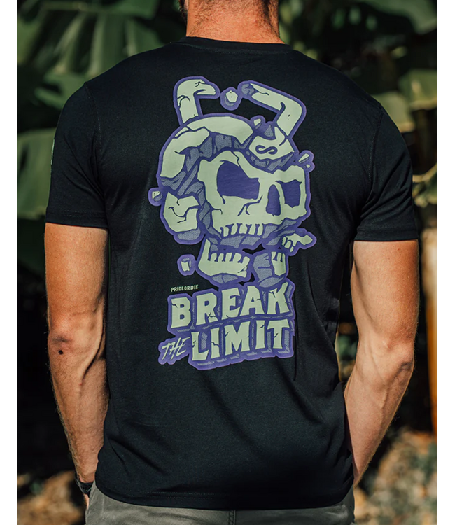 Pride or Die PRiDEorDiE BREAK THE LIMIT T-Shirt Schwarz