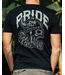 PRiDEorDiE PRiDE or Die BROTHERHOOD V2 T-Shirt Zwart