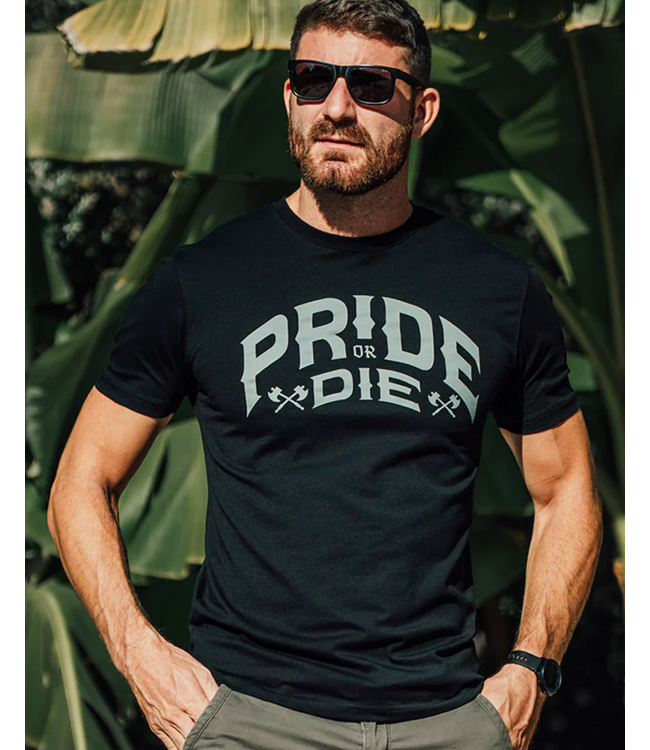 Pride or Die PRIDE or Die BROTHERHOOD V2 T-Shirt Schwarz