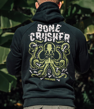 PRiDEorDiE PRiDEorDiE BONE CRUSHER Hoody Sweater Zwart