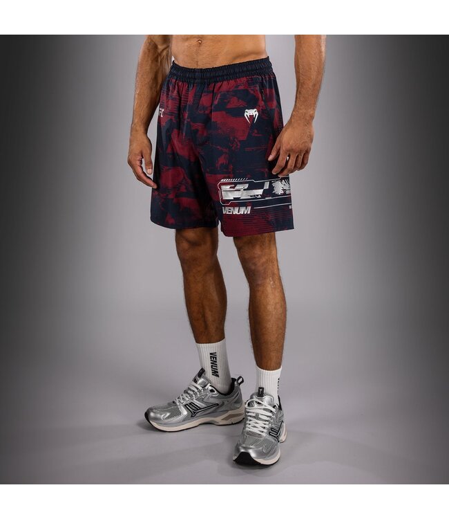 UFC Zenith x Venum Authentic Fight Week Performance Shorts Marineblau Bordeauxrot