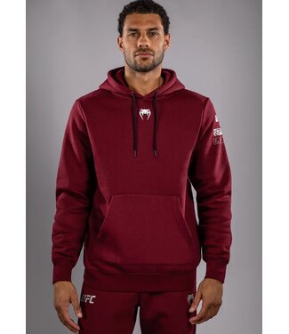 UFC UFC Zenith x Venum Authentic Fight Week Pullover Hoodie Bordeaux Rood