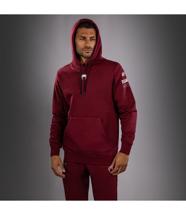 UFC Zenith x Venum Authentic Fight Week Pullover Hoodie Bordeaux Rood