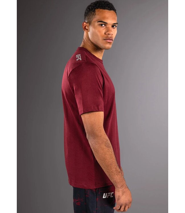 UFC Zenith x Venum Fight Week T-Shirt Baumwolle Bordeaux Rot