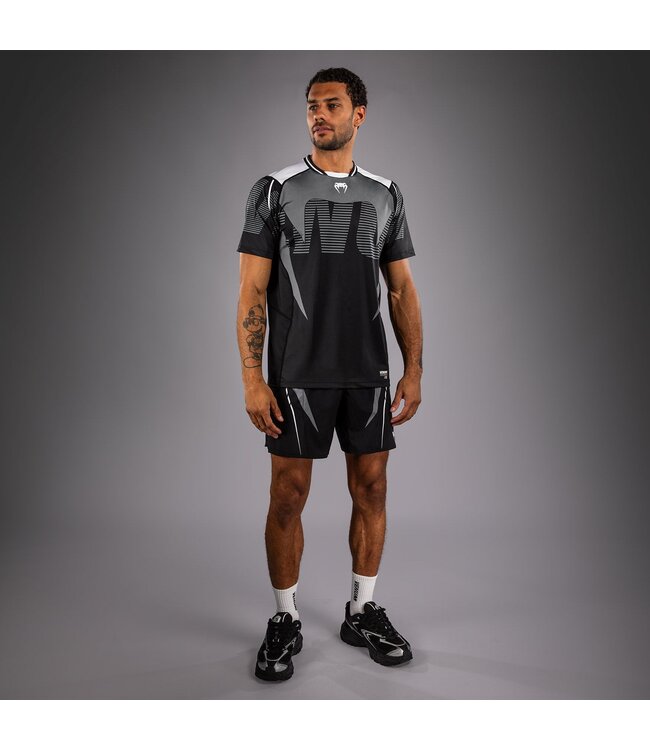 Venum Adrenaline Dry Tech T-Shirt Schwarz Silber Grau