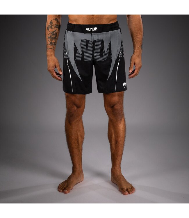 Venum Adrenaline Fightshorts Schwarz Silber Grau