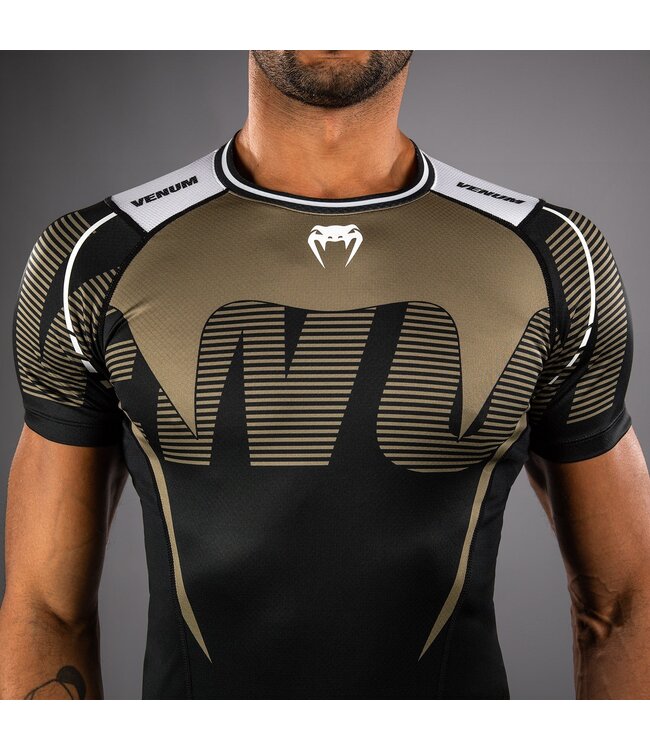 Venum Adrenaline Rash Guards Black Sand