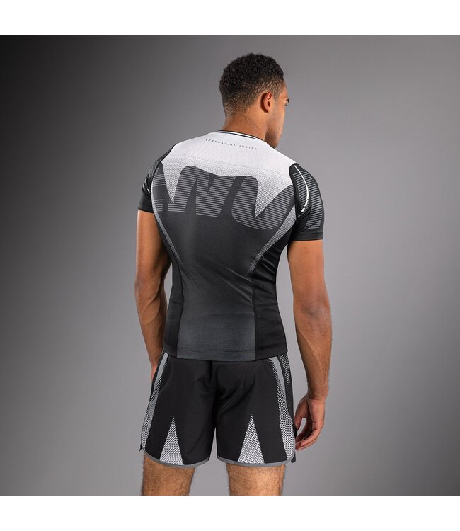 Venum Adrenaline Rashguards Schwarz Silber Grau